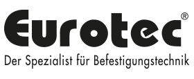 Eurotec logo – specialista na upevňovací techniku pro dřevostavby a terasy